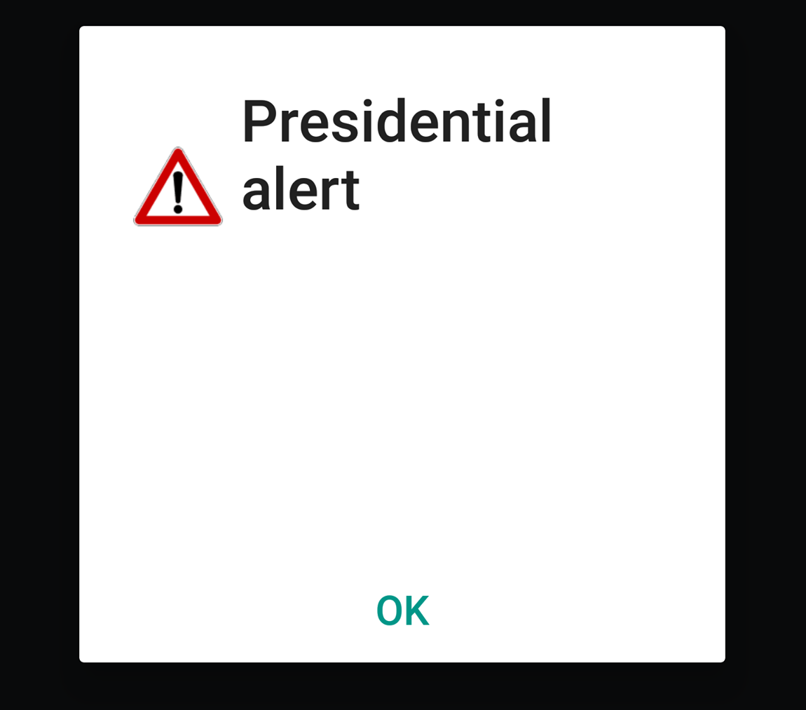 Presidential text message Blank Meme Template