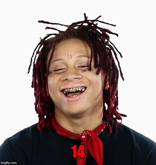 14 | image tagged in trippie redd | made w/ Imgflip meme maker