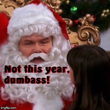 Red Santa | image tagged in red forman | made w/ Imgflip meme maker