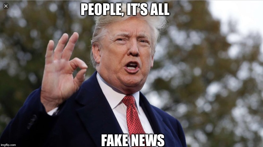 PEOPLE, IT’S ALL; FAKE NEWS | image tagged in fake news | made w/ Imgflip meme maker