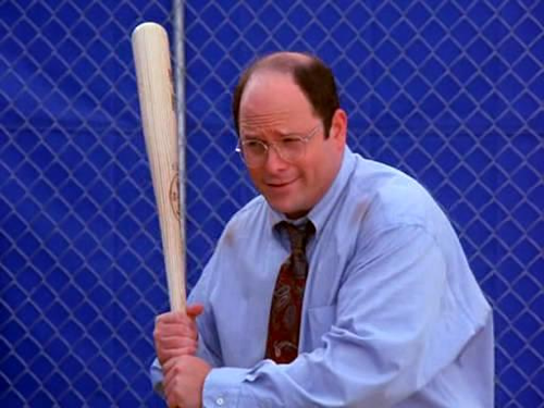 High Quality Baseball George Costanza Blank Meme Template