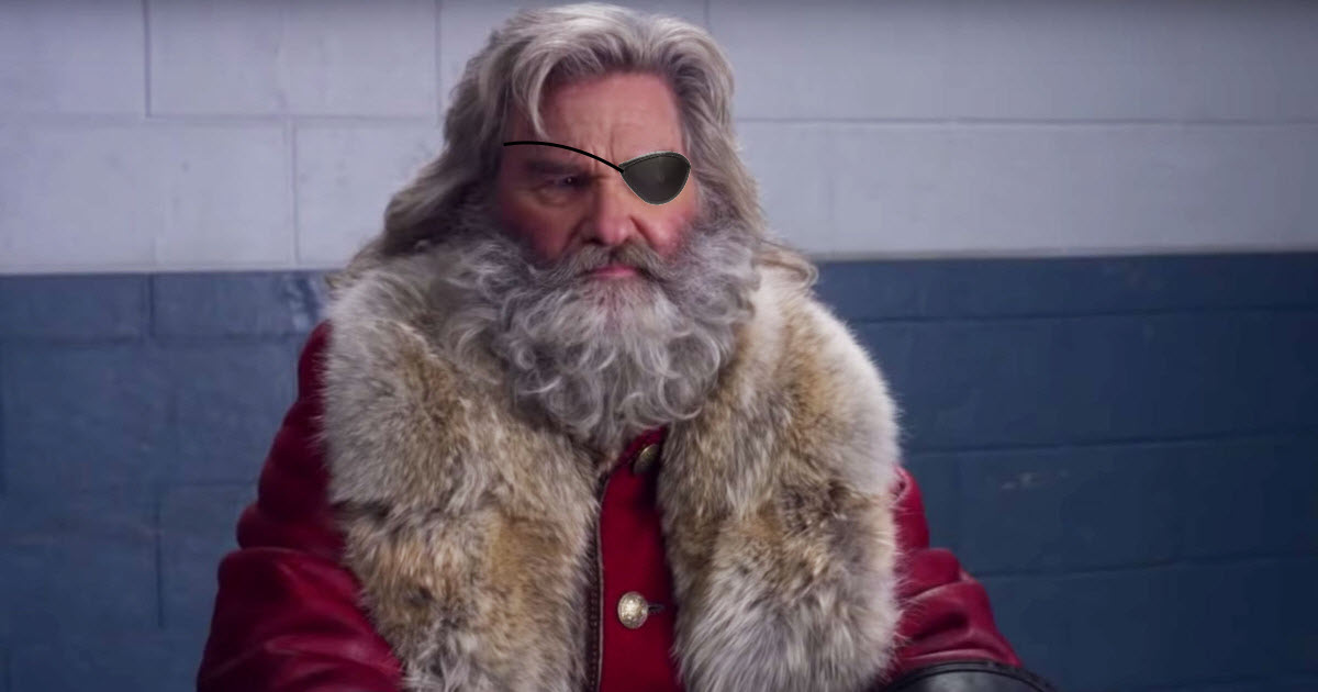 Santa Plissken Blank Meme Template