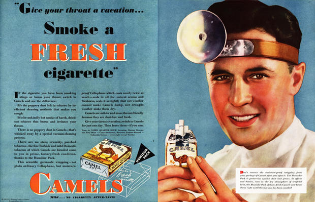High Quality Ciggarette smoking vintage ad Blank Meme Template