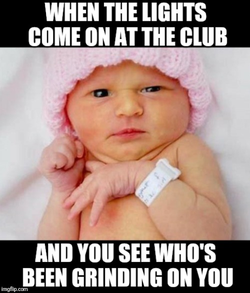In da club | image tagged in funny,club,hillary clinton | made w/ Imgflip meme maker