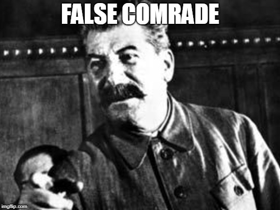 FALSE COMRADE | made w/ Imgflip meme maker