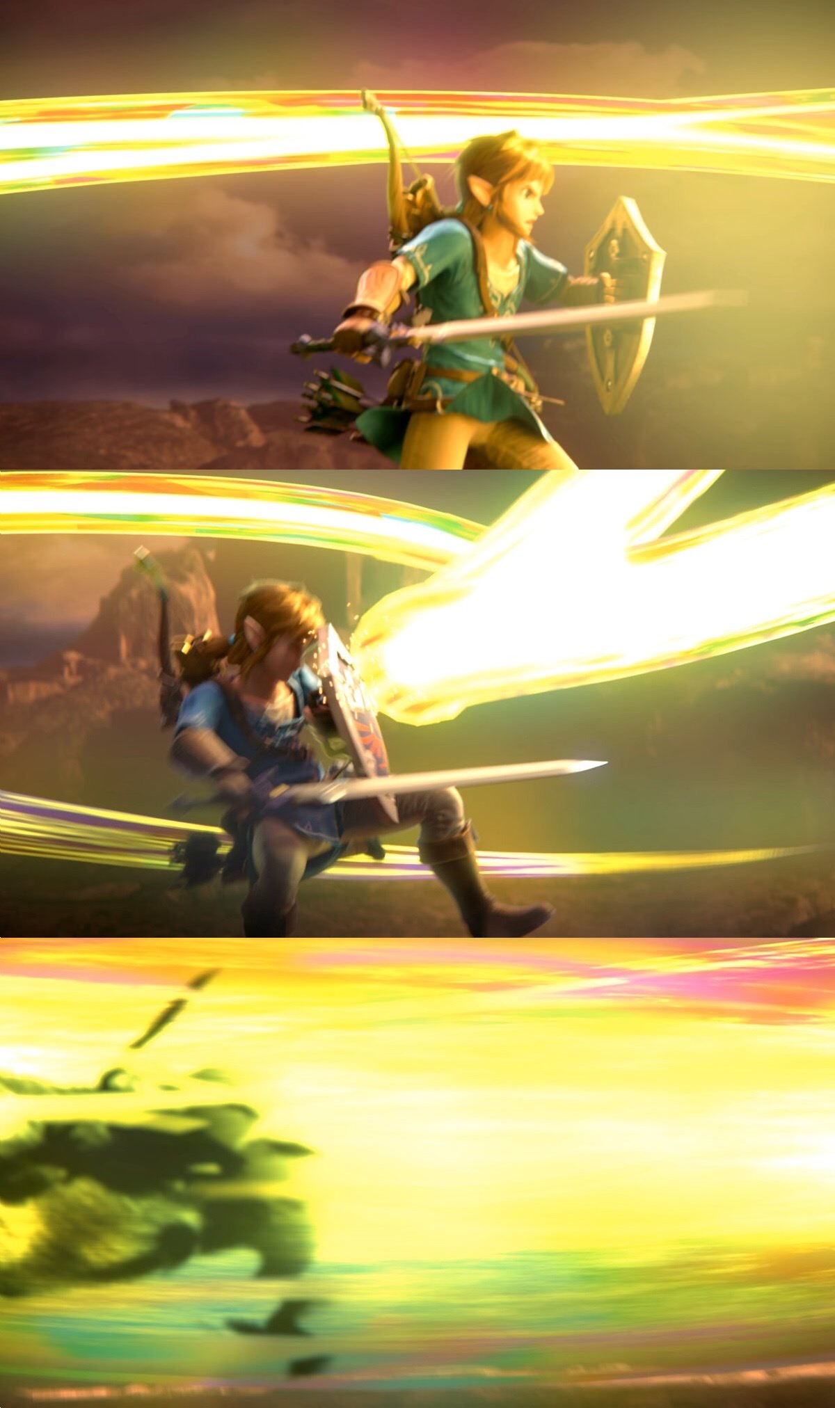Link gets obliterated Blank Meme Template