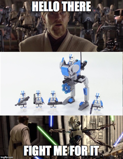 General Kenobi "Hello there" | HELLO THERE; FIGHT ME FOR IT | image tagged in general kenobi hello there | made w/ Imgflip meme maker