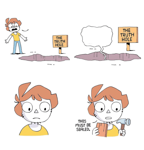 High Quality The Truth Hole Blank Meme Template