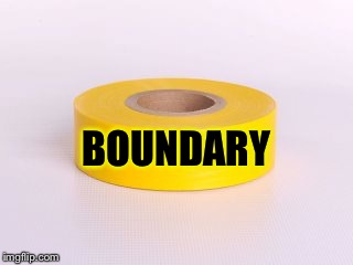 BOUNDARY | made w/ Imgflip meme maker