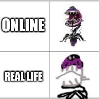 Expectation vs Reality | ONLINE; REAL LIFE | image tagged in expectation vs reality | made w/ Imgflip meme maker