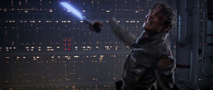 Luke Skywalker losing his hand Blank Meme Template