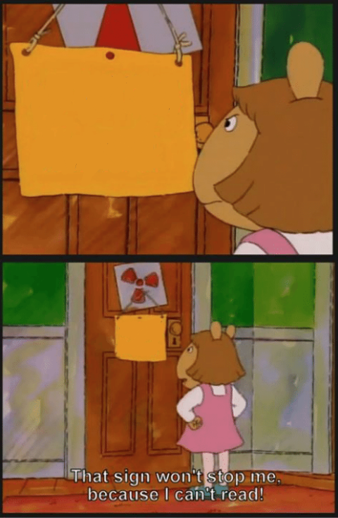 High Quality sign can't stop me Blank Meme Template
