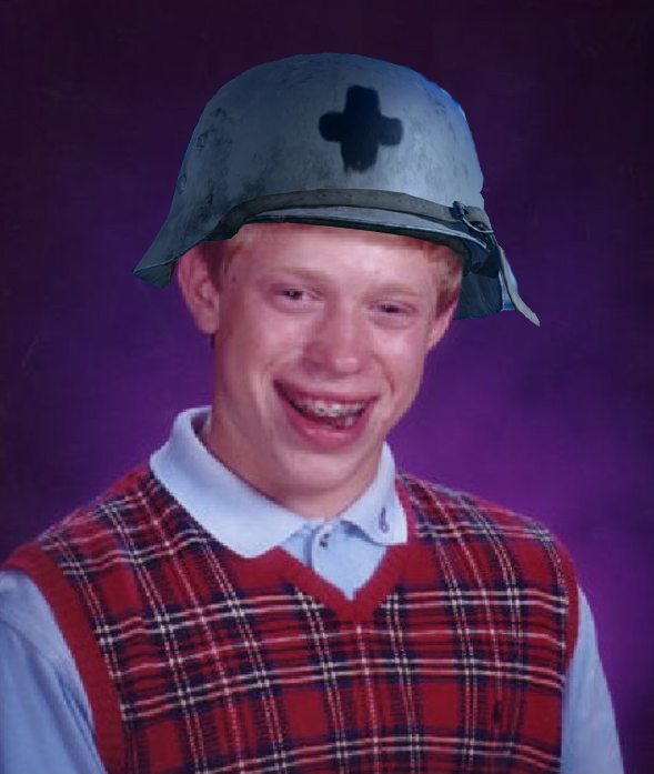 High Quality Bad Luck Sanitäter Blank Meme Template