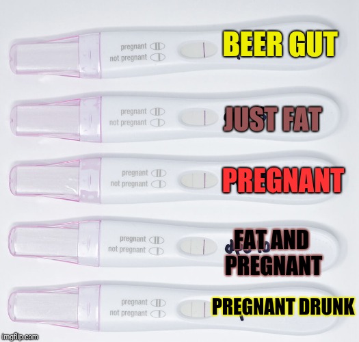 BEER GUT PREGNANT DRUNK JUST FAT PREGNANT FAT AND PREGNANT | made w/ Imgflip meme maker