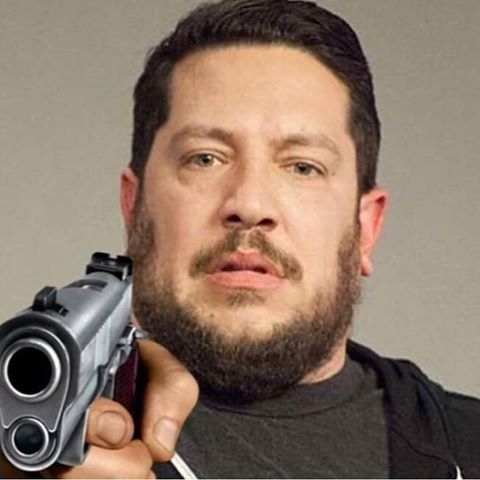High Quality Sal Vulcano Pointing A Gun At You Blank Meme Template