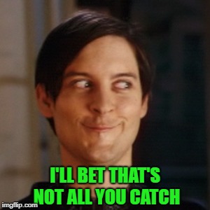 I'LL BET THAT'S NOT ALL YOU CATCH | made w/ Imgflip meme maker