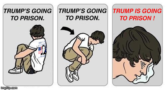 TRUMP IS GOING TO PRISON | image tagged in trump,prison | made w/ Imgflip meme maker