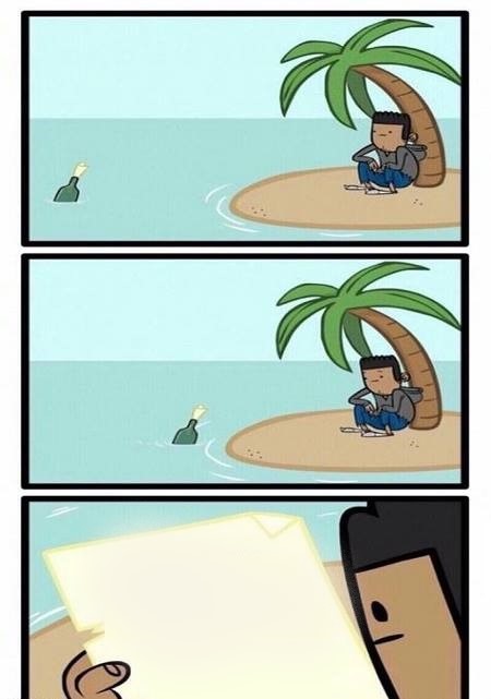 Island Blank Meme Template