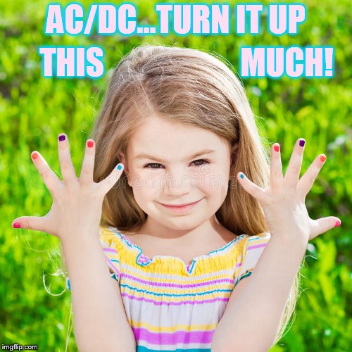 AC/DC...TURN IT UP THIS                      MUCH! | made w/ Imgflip meme maker