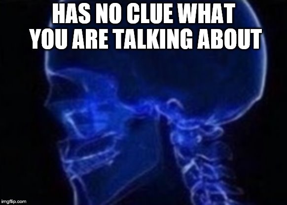 HAS NO CLUE WHAT YOU ARE TALKING ABOUT | made w/ Imgflip meme maker
