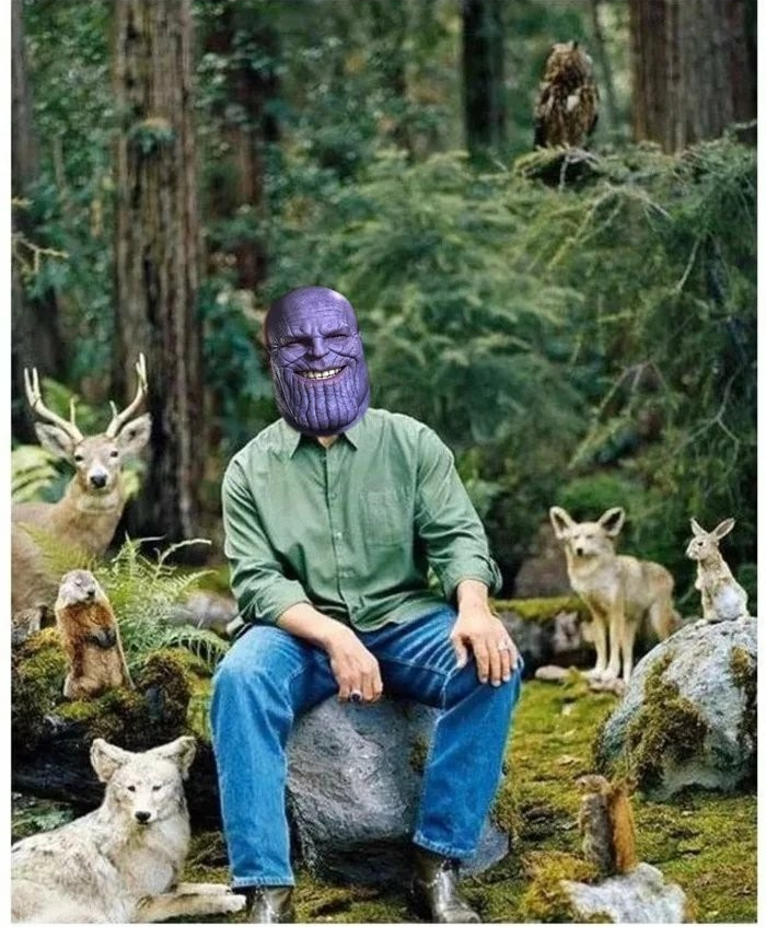 Thanos greenpeace Blank Meme Template