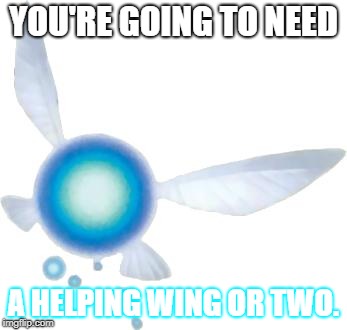 Navi | YOU'RE GOING TO NEED A HELPING WING OR TWO. | image tagged in navi | made w/ Imgflip meme maker