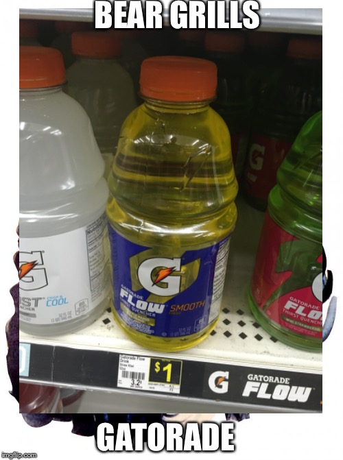 BEAR GRILLS; GATORADE | made w/ Imgflip meme maker