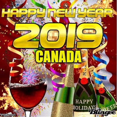 happy new year 2019 from canada | CANADA | image tagged in happy new year 2019 from canada,canada,meme,memes,happy new year | made w/ Imgflip meme maker