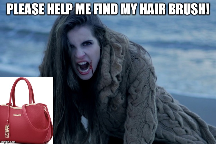 PLEASE HELP ME FIND MY HAIR BRUSH! | made w/ Imgflip meme maker