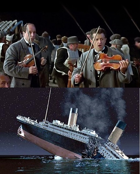 Titanic Orchestra Viaggiare Blank Template Imgflip