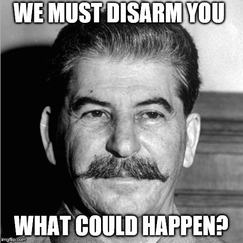 WE MUST DISARM YOU WHAT COULD HAPPEN? | made w/ Imgflip meme maker