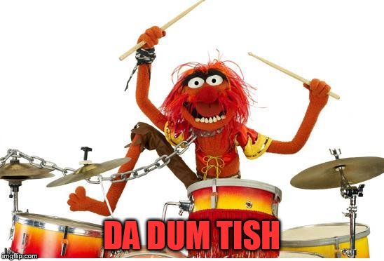 animal drums | DA DUM TISH | image tagged in animal drums | made w/ Imgflip meme maker