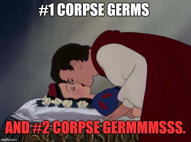 file:///C:/Users/IBG/Desktop/Snow-White-and-her-Prince-The-Kiss- | #1 CORPSE GERMS; AND #2 CORPSE GERMMMSSS. | image tagged in file///c/users/ibg/desktop/snow-white-and-her-prince-the-kiss- | made w/ Imgflip meme maker