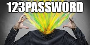 123PASSWORD | made w/ Imgflip meme maker