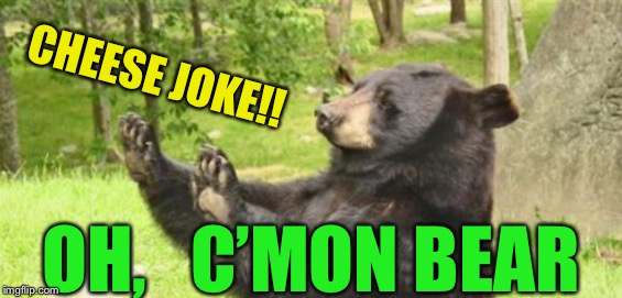 CHEESE JOKE!! OH,   C’MON BEAR | made w/ Imgflip meme maker