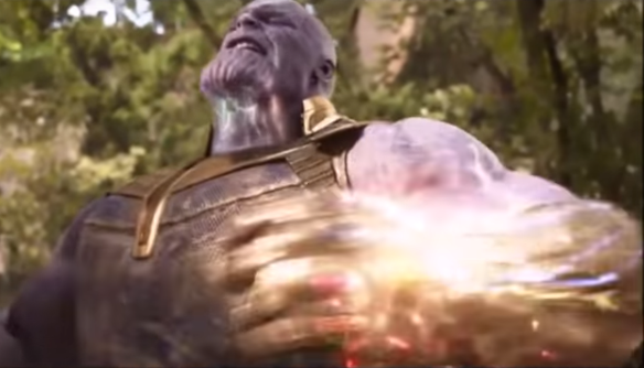 High Quality Thanos Last Stone Guantlet Blank Meme Template