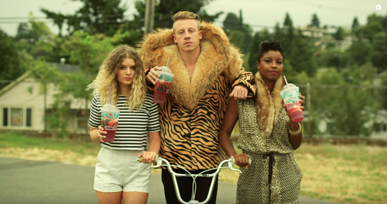 Macklemore - Thrift Shop Blank Meme Template