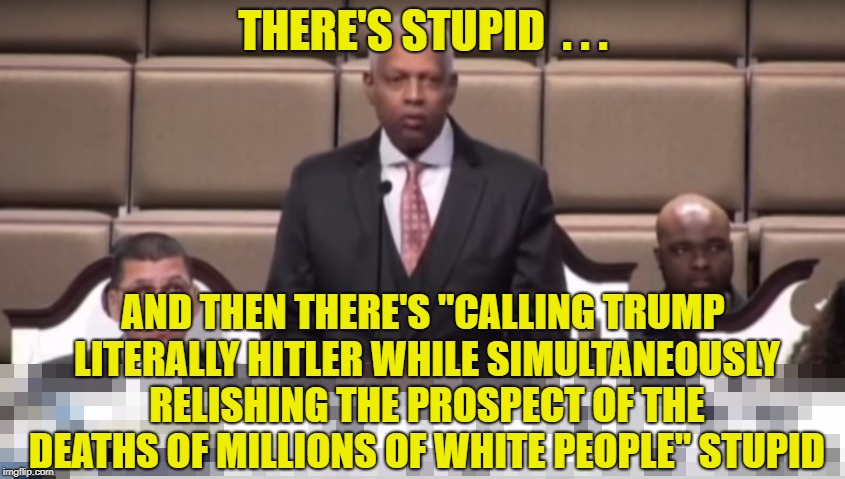 Islands in the Stream . . .  | THERE'S STUPID  . . . AND THEN THERE'S "CALLING TRUMP LITERALLY HITLER WHILE SIMULTANEOUSLY RELISHING THE PROSPECT OF THE DEATHS OF MILLIONS OF WHITE PEOPLE" STUPID | image tagged in guam,hank johnson,trump is hitler,tokinjester,how stupid can someone be and still breathe | made w/ Imgflip meme maker
