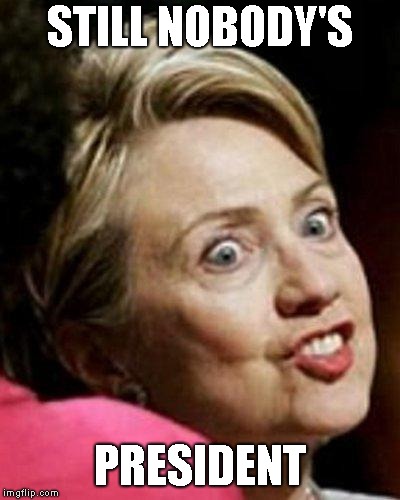 Hillary Clinton Fish | STILL NOBODY'S PRESIDENT | image tagged in hillary clinton fish | made w/ Imgflip meme maker