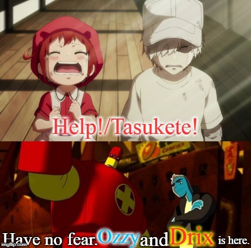 My Blood Cell Academia | image tagged in cellsatwork,osmosis jones,anime,animeme,anime meme | made w/ Imgflip meme maker