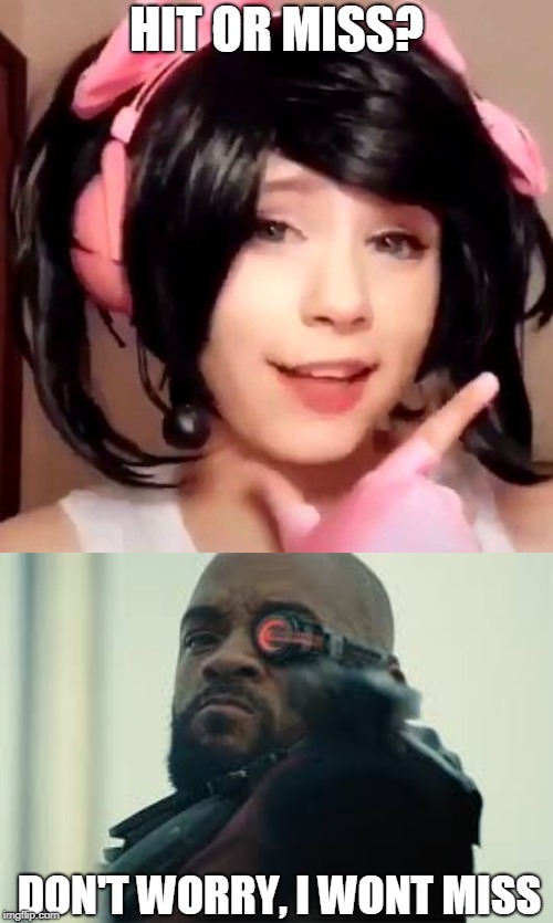 TikTok Thot | HIT OR MISS? DON'T WORRY, I WONT MISS | image tagged in tik tok,sniper,thots,be gone thot,funny,memes | made w/ Imgflip meme maker