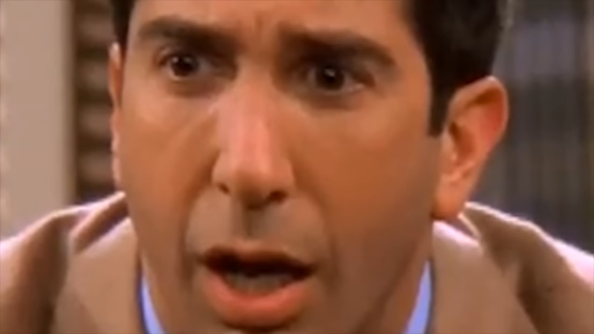 High Quality Shocked Ross Blank Meme Template