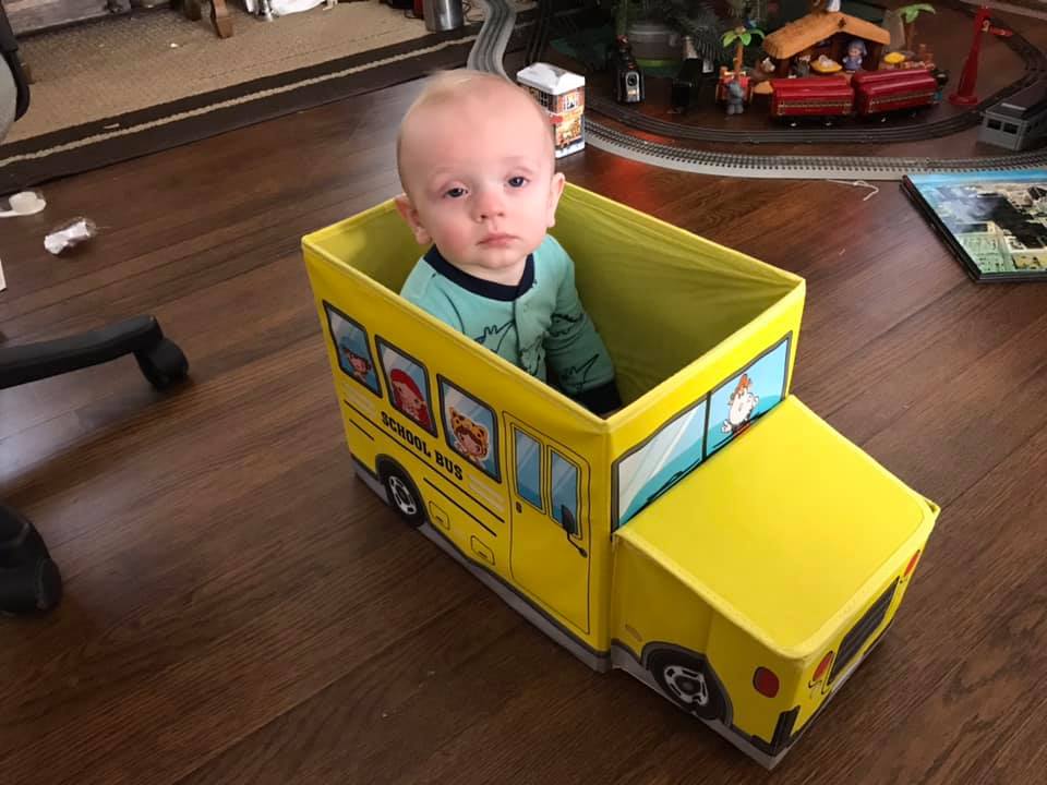 High Quality Tired Bus Baby Blank Meme Template