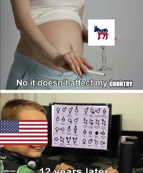 What The Dems Do | COUNTRY | image tagged in gender,democrat,usa | made w/ Imgflip meme maker