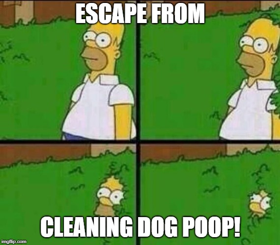 Homer Simpson in Bush Large Imgflip