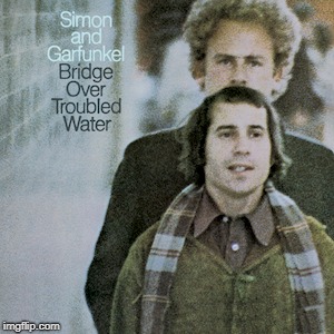 Look at that *Moustache*! | image tagged in funny,memes,music joke,bridge over troubled water,simon and garfunkel,moustache | made w/ Imgflip meme maker