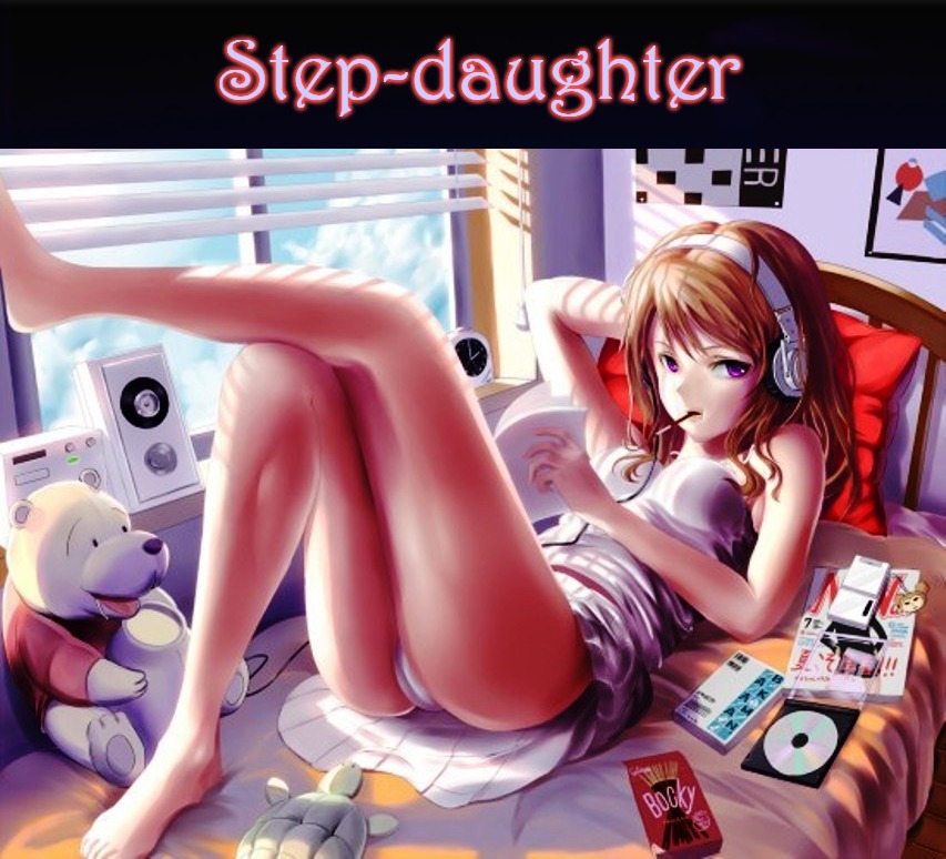 STEP-DAUGHTER | Step-daughter | image tagged in step-daughter,teenager,sexy legs,camel toe,anime girl,headphones | made w/ Imgflip meme maker