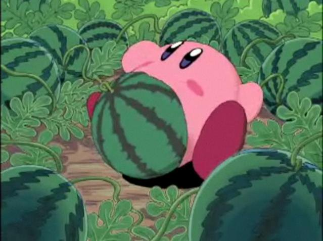High Quality Kirby Melon Blank Meme Template