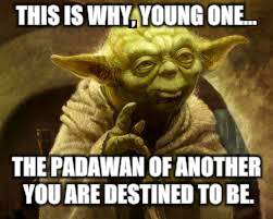 yoda | THIS IS WHY, YOUNG ONE... THE PADAWAN OF ANOTHER YOU ARE DESTINED TO BE. | image tagged in yoda | made w/ Imgflip meme maker