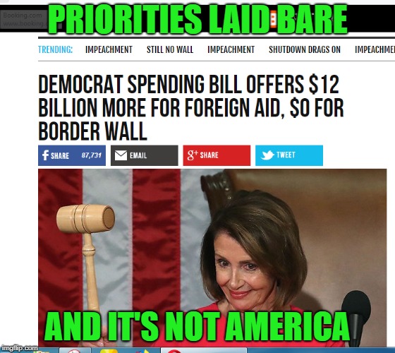 Leftist Priorities Laid Bare | PRIORITIES LAID BARE AND IT'S NOT AMERICA | image tagged in leftist priorities laid bare | made w/ Imgflip meme maker